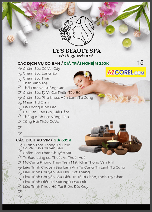 15 menu ly's beauty spa den la dep khoe la ve.png
