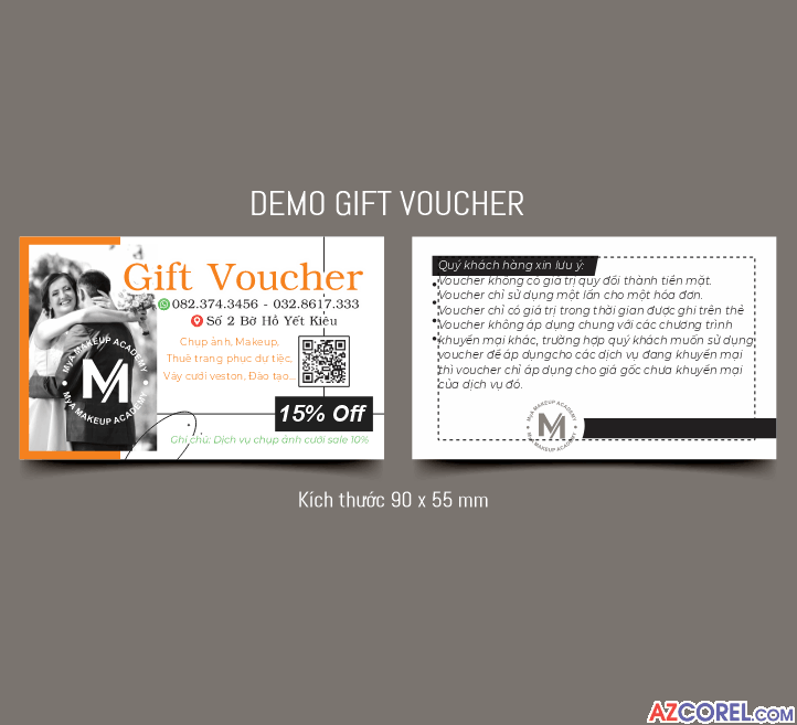 Demo Gift Voucher MyA Makeup Academy file corel