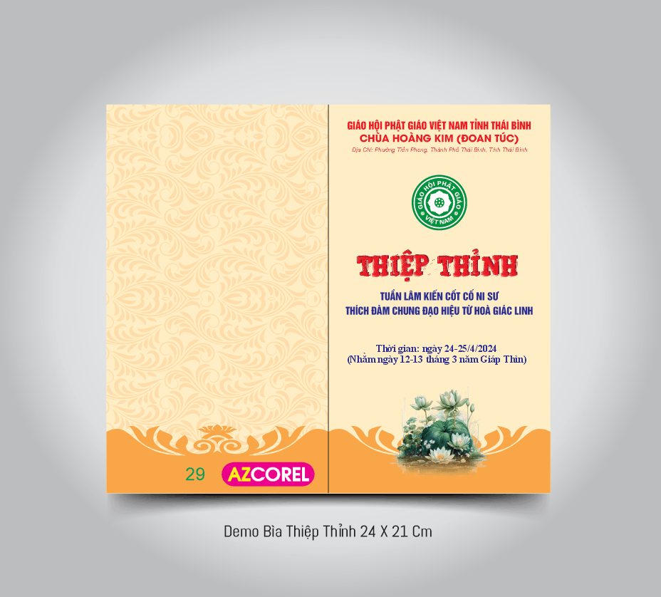 Mẫu Thiệp Thỉnh Tuần Lâm Kiến Cốt Cố Ni Sư