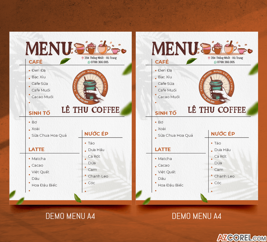 313 menu quan le thu coffee.png