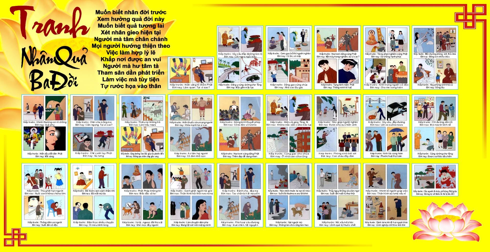 Tranh Nhân Quả Nghiệp báo Ba Đời file miễn phí