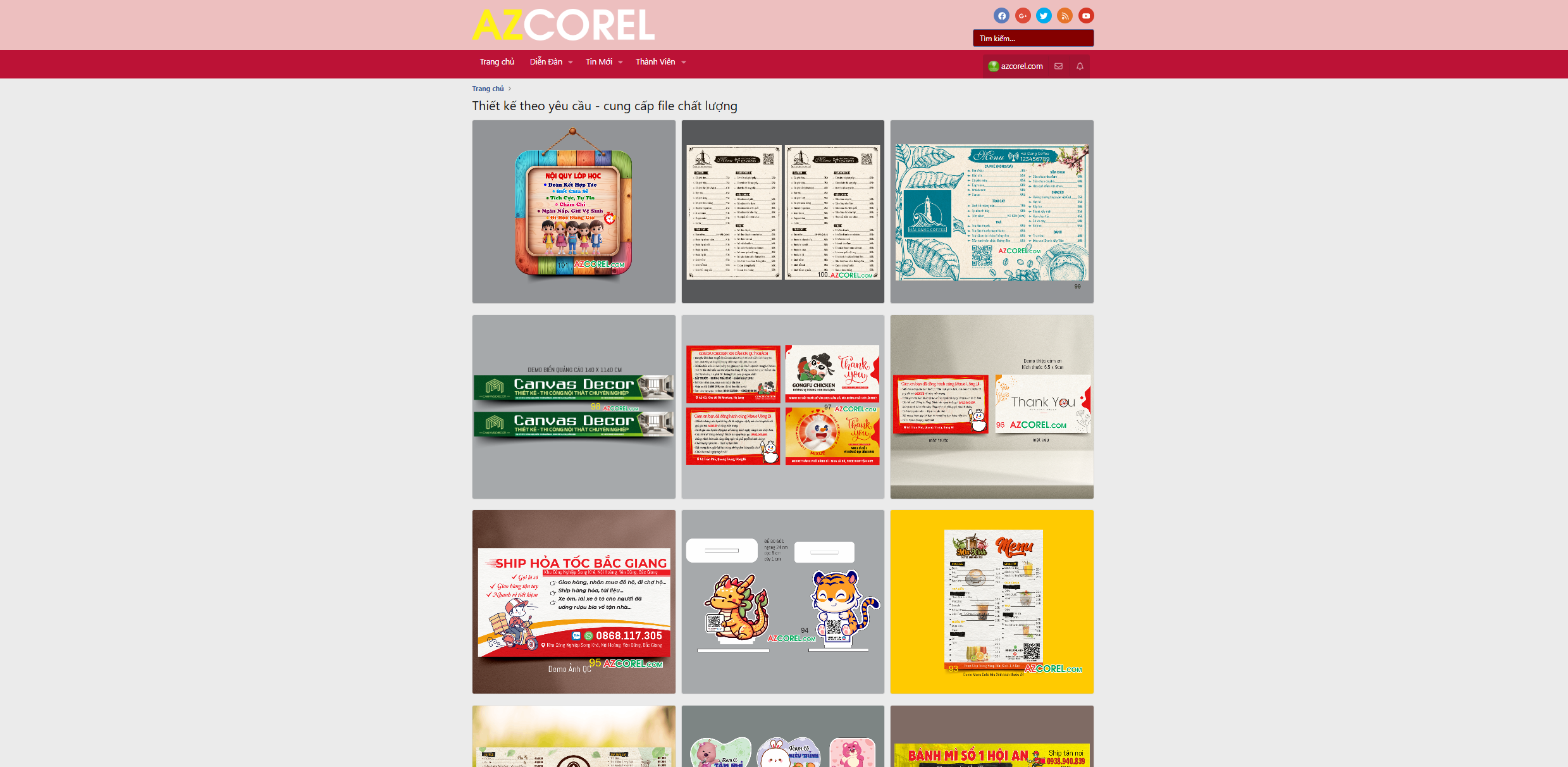 HƯỚNG DẪN TẢI FILE MẪU THIẾT KẾ ĐỒ HỌA