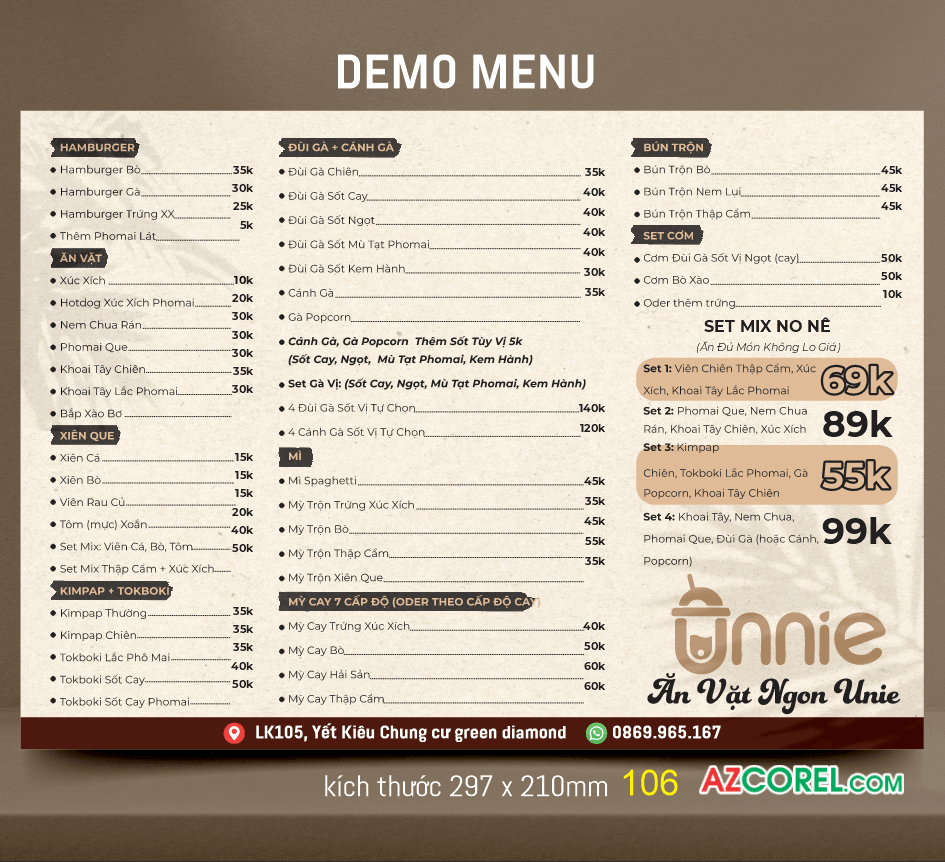 106 demo menu an vat ngon unie.png