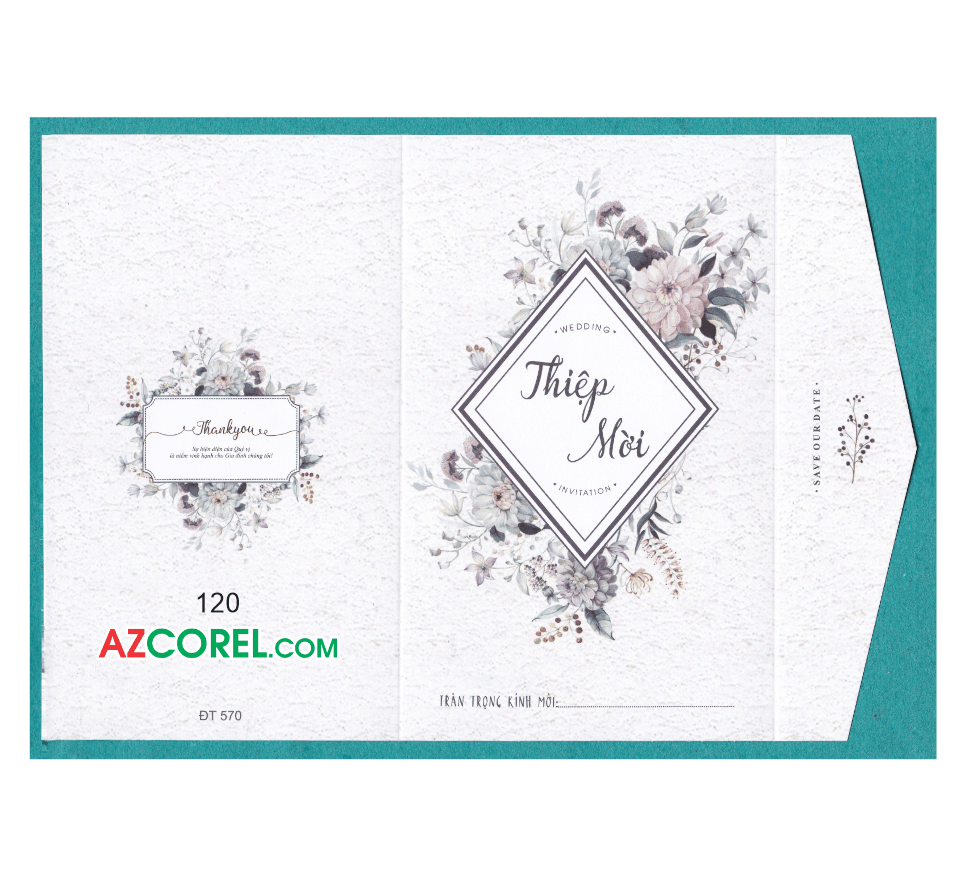 Thiệp cưới Wedding Invation Văn Minh & Ngọc Uyên