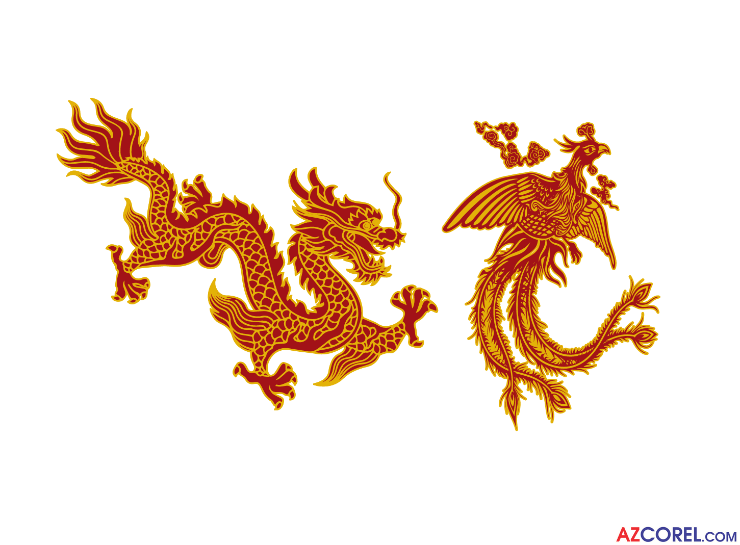 257 vector doi rong phuong cuoi hoi wedding.png