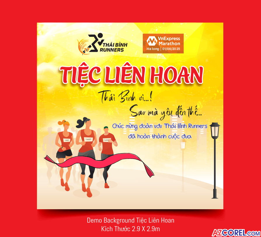 Tiệc liên hoan chúc mừng đoàn VĐV Thánh Bình Runners