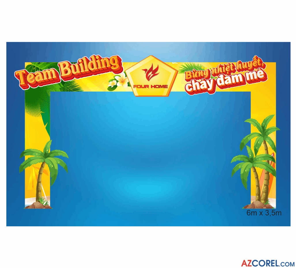 Cổng Team building Four Home bừng cháy nhiệt huyết